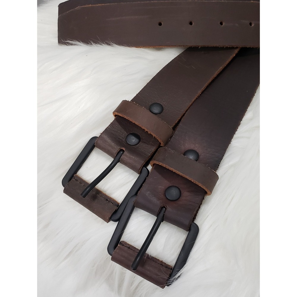 NEW LOT 2 SIZE 30 American Eagle Outfitters Mens Brown Leather Belt y2k surfer